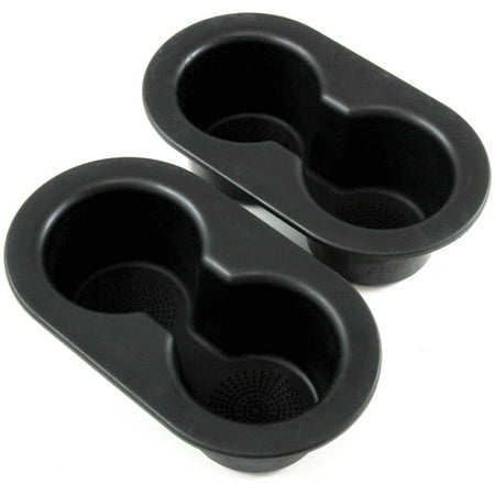 Red Hound Auto 2 Rear Seat Dual Cup Holder Replacements Compatible with Dodge Ram 1500 2500 3500 5HD65DX9AC