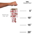 thumbnail image 2 of Woodstock Wind Chimes Asli Arts® Collection, Diamond Capiz Chime, 14" Red Wind Chime CDCR, 2 of 7