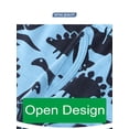 thumbnail image 4 of HWJAD Little Boys Soft 100% Cotton Boxer Briefs Toddler Kids Underwear 2-10 Year Panties Dinosaur 3 Pack, 4 of 7