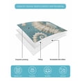 thumbnail image 5 of Coastal Seahorse Blue Green King Size Down Alternative Comforter, Lightweight Comforter Quilt Bedding Set with Pillow Shams Summer Ocean Starfish Coral All Seasons Bed Comforter Duvet Insert 96"x106", 5 of 7