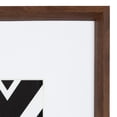 thumbnail image 3 of Kate and Laurel Calder Modern Framed Abstract Art Prints, Set of 6, Walnut Brown, Mid-Century Wall Decor for Display, 3 of 8
