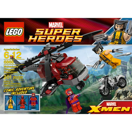 Lego Marvel Super Heroes Wolverines Chopper Showdown Play Set