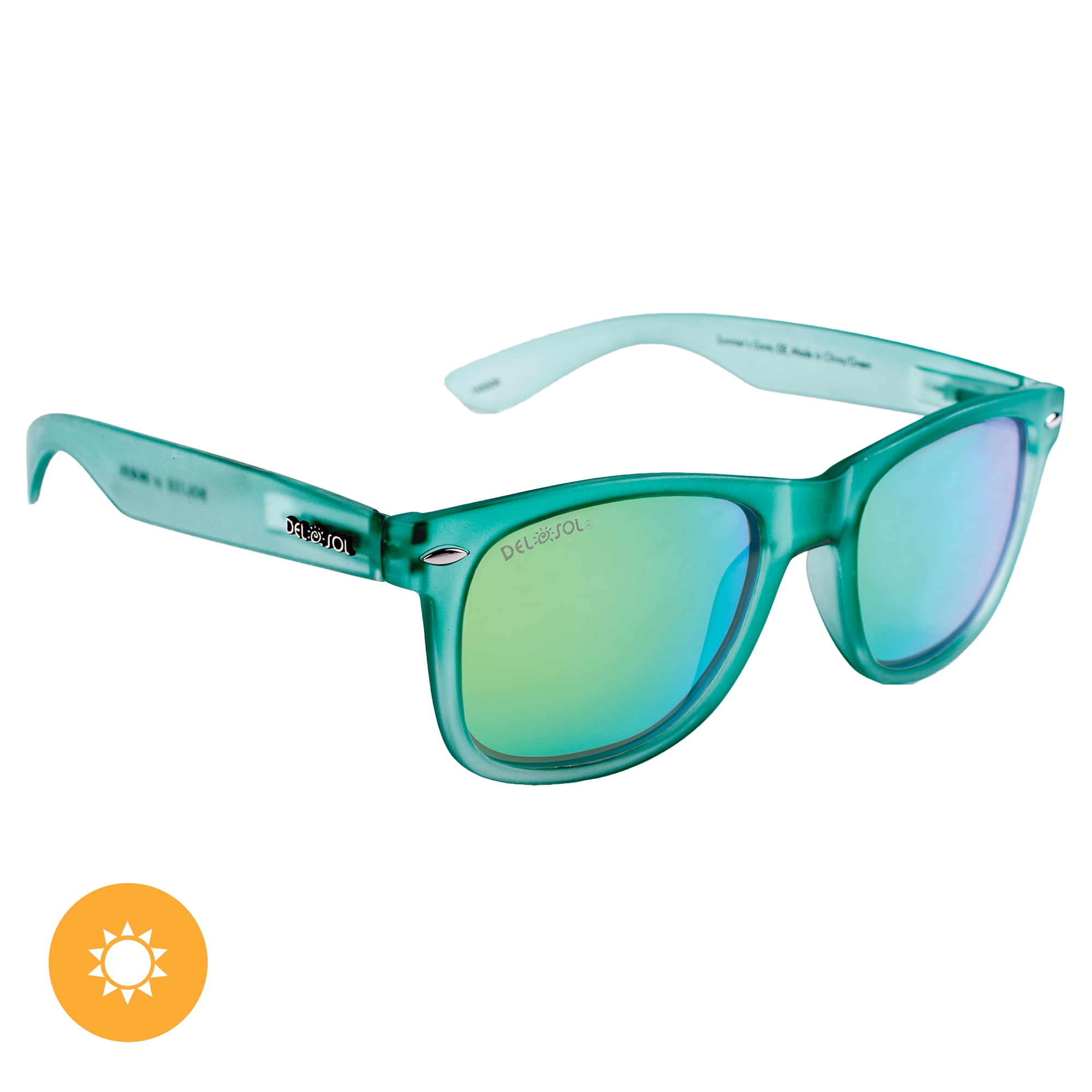 Del Sol Women's Solize Color-Changing Sunglasses - White to