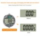 thumbnail image 2 of Indicador de dial digital táctil de 0-25,4 mm/1'' con batería de litio recargable Indicador digital DTI de 0,01 mm/0,0005'' Medición a prueba de agua IP54 Indicador de dial digital brillar Electrónica, 2 of 4