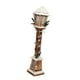 thumbnail image 1 of Farol navideño, luz nocturna, farola de madera para repisa de chimenea, iglesia de invierno Marrón, 1 of 6