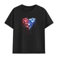 thumbnail image 4 of ATOGUTA Two Piece Sets for Girls Clothing Kids Short Sleeve T Shirts and Elastic Waist Shorts Size 4T-14 Athletic Sets Workout Outfits Black, 4 of 6