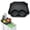 Black, variant on Snackle Box Container, Beach Bag Storage Tray with Cup Holder, Portable Snack Organizer, Divided Serving Tray for Travel, Camping, Family Gatherings and Outdoor Entertainment