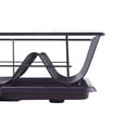 thumbnail image 3 of Sweet Home Collection  3-Piece Kitchen Sink Dish Drainer Set Eggplant, 3 of 5