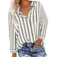 thumbnail image 1 of Birdeem Blouses pour Femmes Mode Décontractée Imprimé Manches Courtes Col Rond Blouses Chemises, 1 of 1