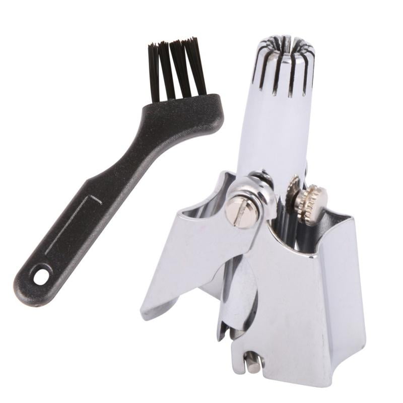 Stainless Steel Manual Washing Nose Trimmer Device Mechanical Nose Hair