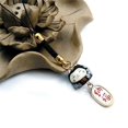 thumbnail image 1 of Mobile Phone Pendant Keychain Lucky Cat Bag Phone Charm Ceramic Phone Chain for U Disk Firmware Black Lucky Cat, 1 of 6