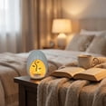 thumbnail image 2 of Easter Egg-Shaped Ceramic Candle Holders, Set of 2 Hollow Out Tealight Holders, Decorative Aromatherapy Lamps for Home Tabletop Mantel, Spring Holiday Decor, 2 of 8