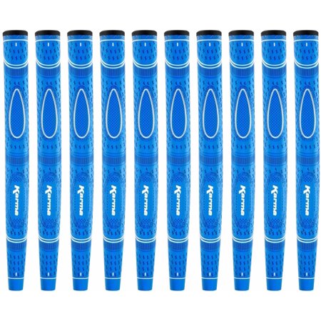 10 Pack Karma Blue Dual Touch Midsize Putter Grip