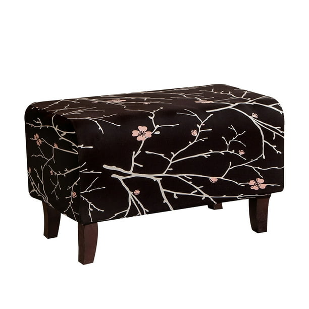 DYstyle Home Decor Printed Footstool Ottoman Cover (Ottoman Not