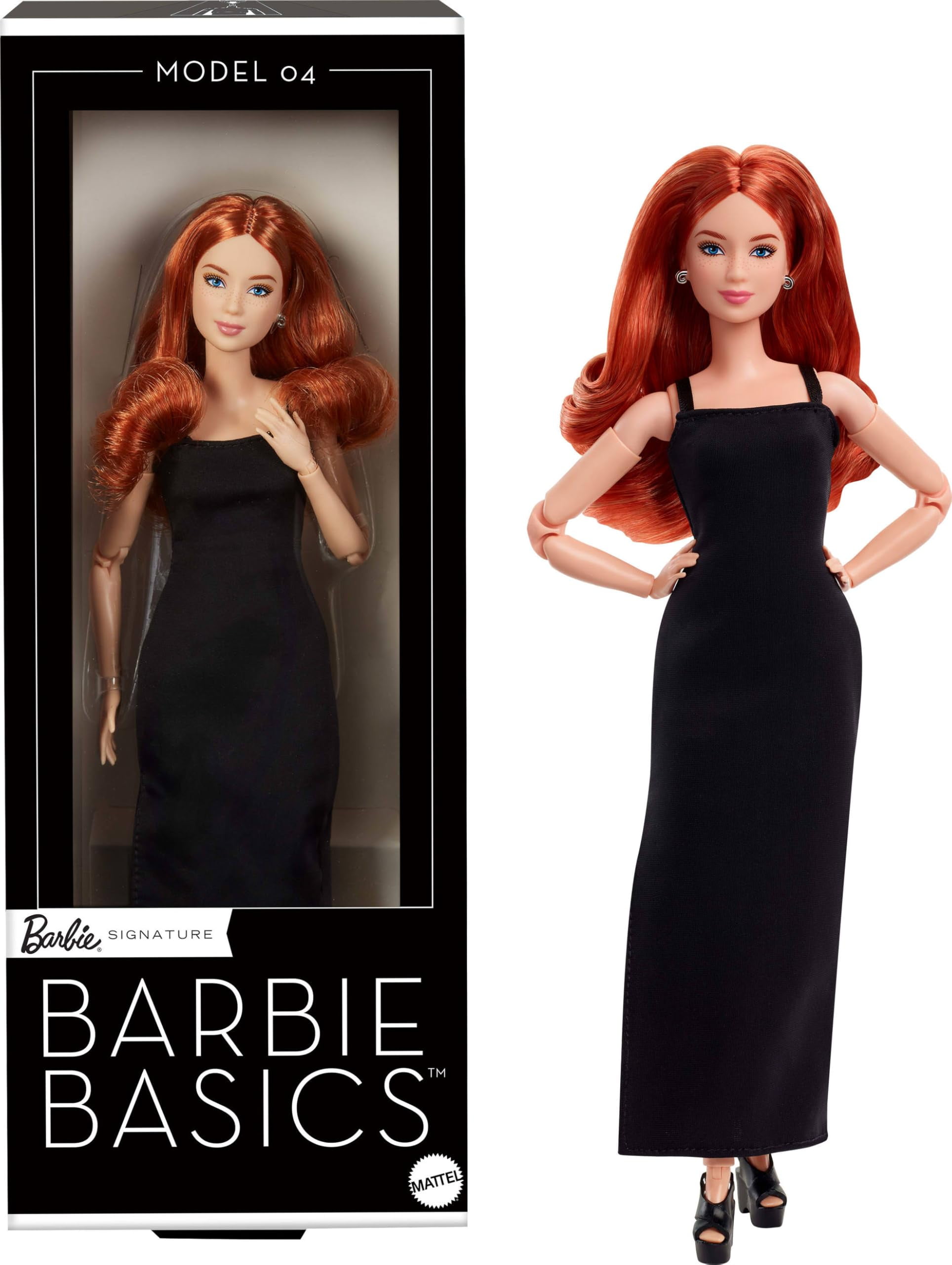 Pelo Rizado Barbie Con Cabello Rojo Muñeca De Coleccionista Barbie - Main Image