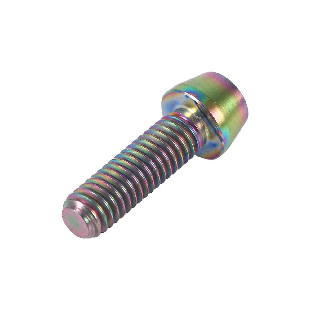 Tebru Bolts Taper, New Titanium Alloy Titanium Tapered Head Bolt Screw