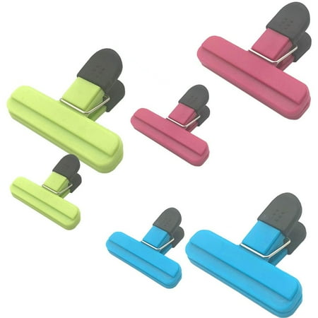 

Large Chip Bag Clips - Assorted Sizes Food Bag Clips Plastic Heavy Seal Grip