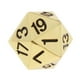thumbnail image 3 of Dados D20 Veinte caras 22 mm 0.87 pulgadas Números poliédricos que n en la oscuridad Dorado perfke D20 Dados poliédricos, 3 of 7