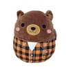Squishmallow Official Kellytoys 12 Inch Omar the Bear Wearing Plaid Shirt Fall Halloween Edition Ultimate Soft Plush Stuffed Toy