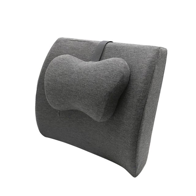 Esquirla Office Chair Back Support Breathable Back Support for Couch Gaming Chair Car dark gray