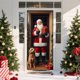 thumbnail image 2 of Decoraciones de Navidad Interior 35 X 71 Pulgadas Marco de Puerta de Navidad - Patrón de Santa Claus - Decoración de Puerta de Navidad - Decoración de Fiesta Del Festival, 2 of 6
