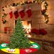thumbnail image 5 of Ganfancp Falda Del Árbol de Navidad Decoración de Vacaciones Suministros No Tejida Árbol de Fondo Del Árbol de Navidad Decoración Del Árbol Delantal Liquidación 1* Falda para Árbol de Navidad, 5 of 5