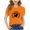 Orange, variant on HVOBBTY Toddler's Casual Short Sleeve Breathable Tee, Children's Orange Shirt Festival Short Sleeved Printed T-shirt Round Neck Short Sleeved Casual Versatile for Kids Orange, 5-6 Years