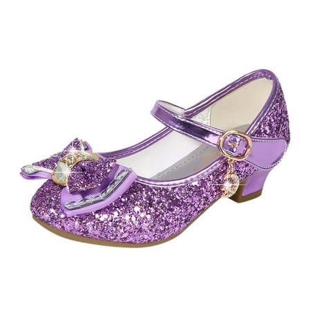 

Shoes For Kids Kids Baby Girls Pearl Bling Bowknot Single Princess Shoes Sandals