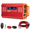 700W Red, variant on 350W Pure Sine Wave Inverter, 12V to 110V, LCD Display, Type-C Fast Charging, Silent Design, Overload & Overheat Protection for RV, Home Red