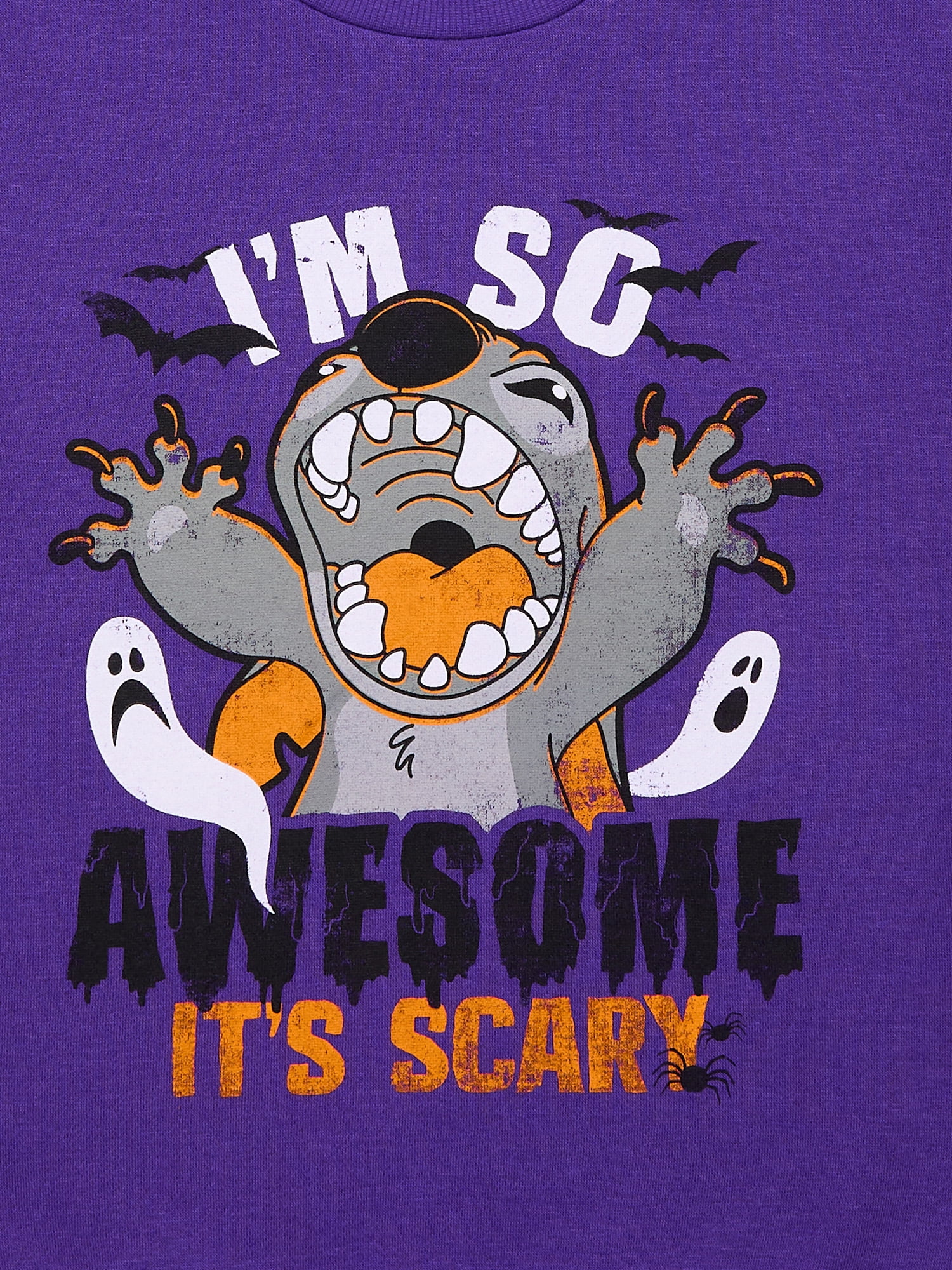 Lilo & Stitch Boys Halloween Graphic Sweatshirt, Sizes 4-18