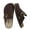Chocolate, variant on Cushionaire Bronco Slip on Mule Shoes for Women | Genuine Suede Leather Clogs with Adjustable Buckle | Studded Detailing Mule Clogs for Fall Outfits