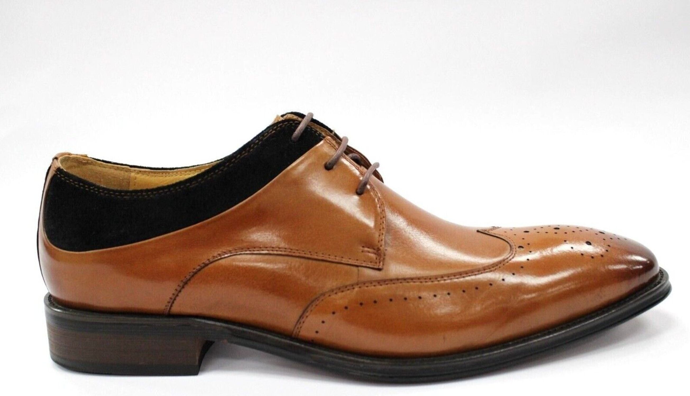 Nunn Bush Westfield Men's Leather Oxford Dress Shoes Color: Black Size: 8  - Walmart.com