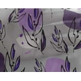 thumbnail image 5 of oneOone Georgette Viscose Gray Fabric Leaves Sewing Craft Projects Fabric Prints By Yard 42 Inch Wide, 5 of 5