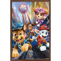 Nickelodeon Paw Patrol Movie - Action Wall Poster, 22.375" x 34", Framed