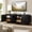 Black, variant on GUNAITO Fluted TV Stand for TVs up to 70", Home Entertainment Center with Storage for Living Room, Walnut