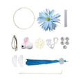 thumbnail image 2 of Mid Autumn Festival Lantern Making, DIY Flower Lantern Accessories, Portable Blue, 2 of 9