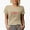 Tan, variant on Santa's Workshop, Handcrafted at the North Pole, Christmas Shop Art Merch Gift, White T-Shirt, 3XL