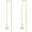 10k Gold pearl threader earrings, variant on Gold Threader Earrings 14k Gold Long Piercing Long Pull Through Tassel Drop Dangle Ear Line Eardrop Earrings Jewelry for Women