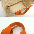 thumbnail image 5 of Pre-Owned Hermes Bora PM Tote Bag 100% Cotton White x Orange (Good), 5 of 11