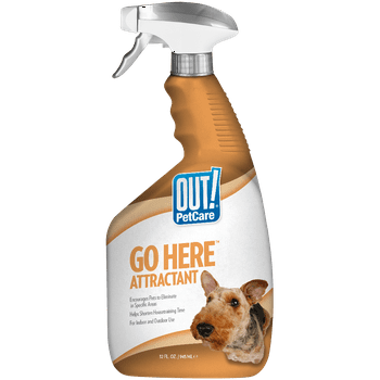 Out! PetCare Go Here Attractant, Indoor and Outdoor Dog Training Spray, 32 Ounces