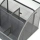thumbnail image 3 of Methold Organizador de escritorio de malla metálica para accesorios de oficina - Organizador de escritorio seguro y duradero Oficina con Carpetas de archivos Rosa roja, 3 of 6