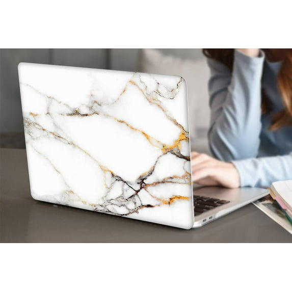 KSK KAISHEK Hard Shell Cover Only Compatible Old Version MacBook Air 13 inchs 2017 - 2010 A1466 A1369, Marble A 353