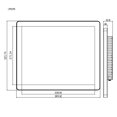 thumbnail image 4 of GreenTouch 17" Open Frame PCAP Multi-Touch Touch Screen Monitor,1280 * 1024 @60HZ,HDMI/VGA/DVI Input, 4 of 6