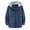 Blue, variant on DDAPJ pyju Flannel Plaid Hooded Shirt for Men Clearance Sales, Drawstring Long Sleeve Shacket Jacket Regular Fit Button Down Shirt Jackets Fall Fashion Outerwear