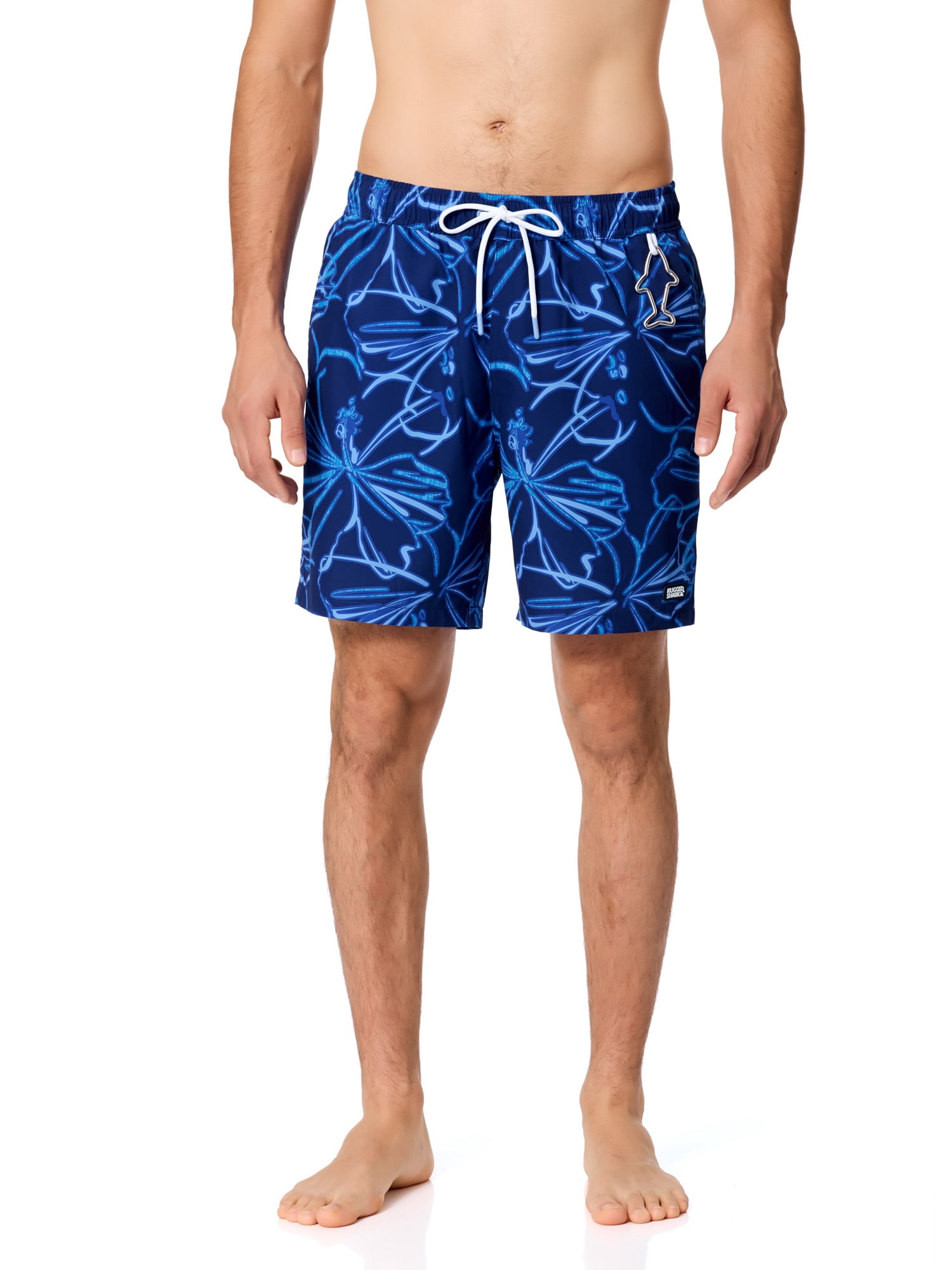 Rugged Shark Mens & Big Mens Swim Trunks, 7" Inseam, Sizes S-3XL