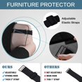 thumbnail image 4 of Fundas de sofá acolchadas con película protectora para muebles, repelente al agua, mejoradas con correas elásticas, espuma antideslizante, funda de sofá de microfibra para mascotas, 4 of 8