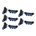 thumbnail image 1 of Conector rápido de aire neumático de 10 piezas, diámetro de 6 mm, 5 vías, conector de manguera, 1 of 3