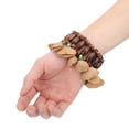 thumbnail image 1 of Garosa Hand‑Made Nuts Shell, Long Service Life Handbell Percussion Bracelet, Durable Fine Workmanship For Children Instrument Lovers, 1 of 8