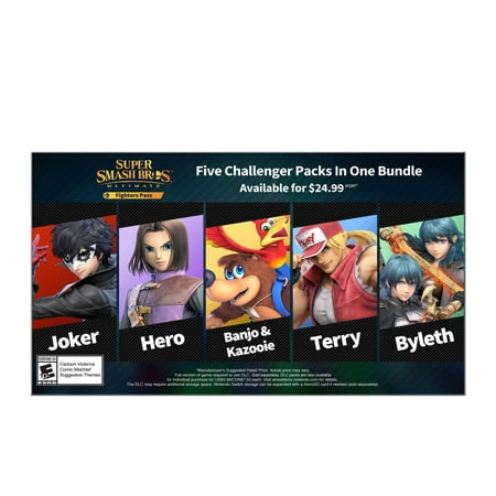 Super Smash Bros Ultimate Fighters Pass, Nintendo Switch [Digital Download], 56886