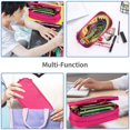 thumbnail image 4 of Bob's Burgers Big Capacity Pencil Case, Aesthetic Pen Pouch Storage Bag, Office Supplies Organizer, Pen Cases Pencil Bag with Multiple Compartments, 4 of 7